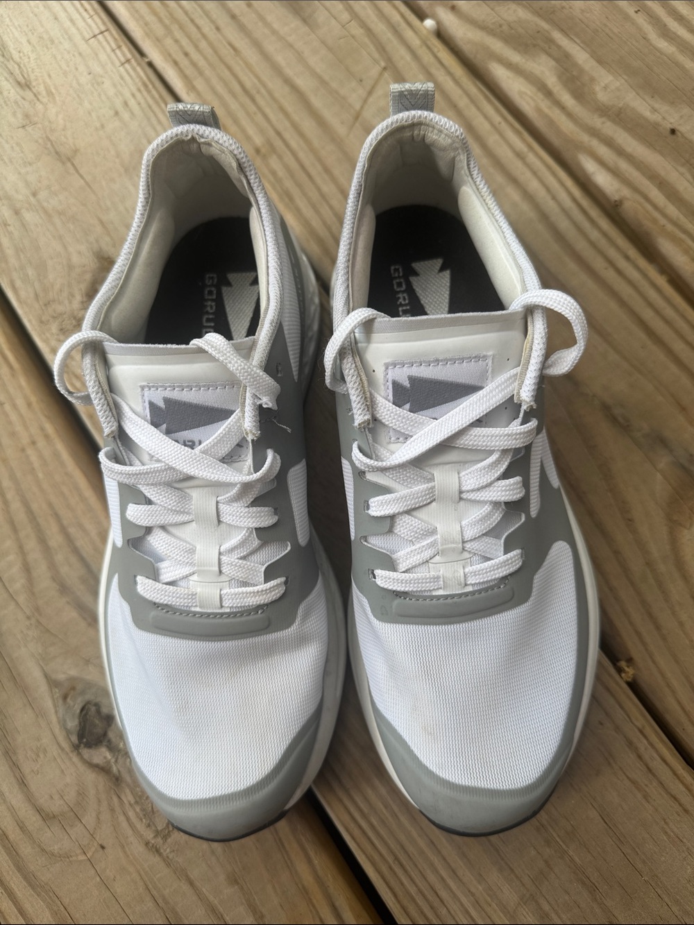 Goruck rough runner Athletic Sneakers - White & Gray women’s size 8.5 men’s 6.5